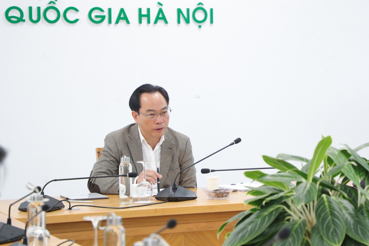 Giám đốc ĐHQGHN Hoàng Minh Sơn (Ảnh: VNU )