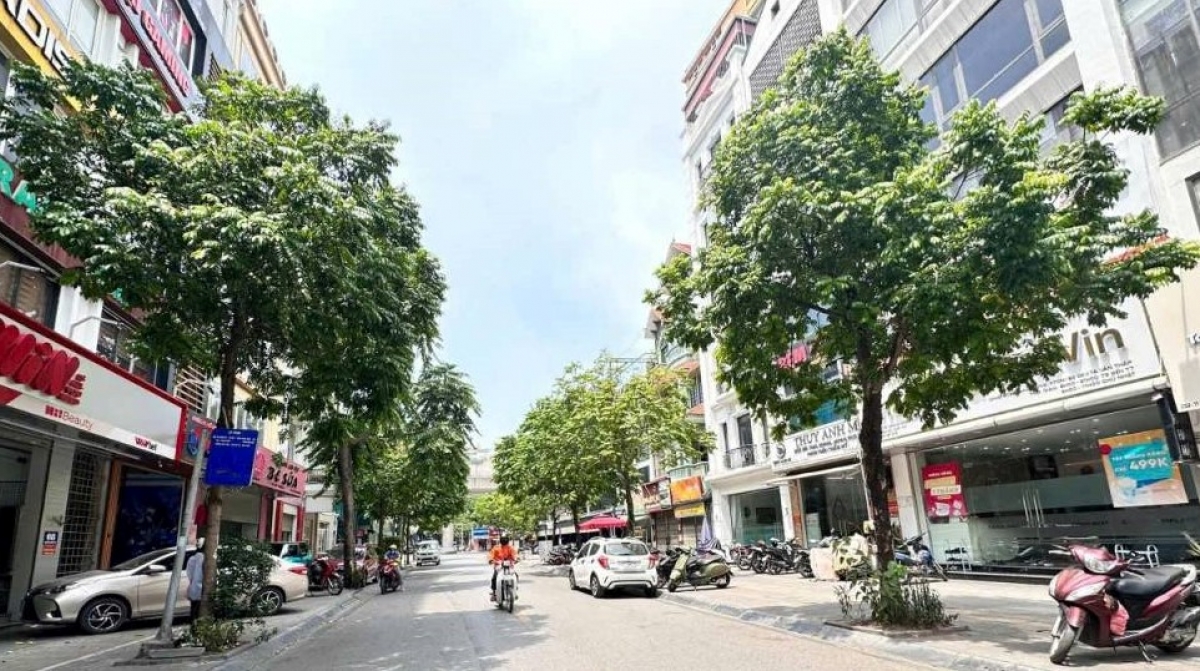 Phố Trương Công Giai, Hà Nội. Ảnh:hanoimoi.com