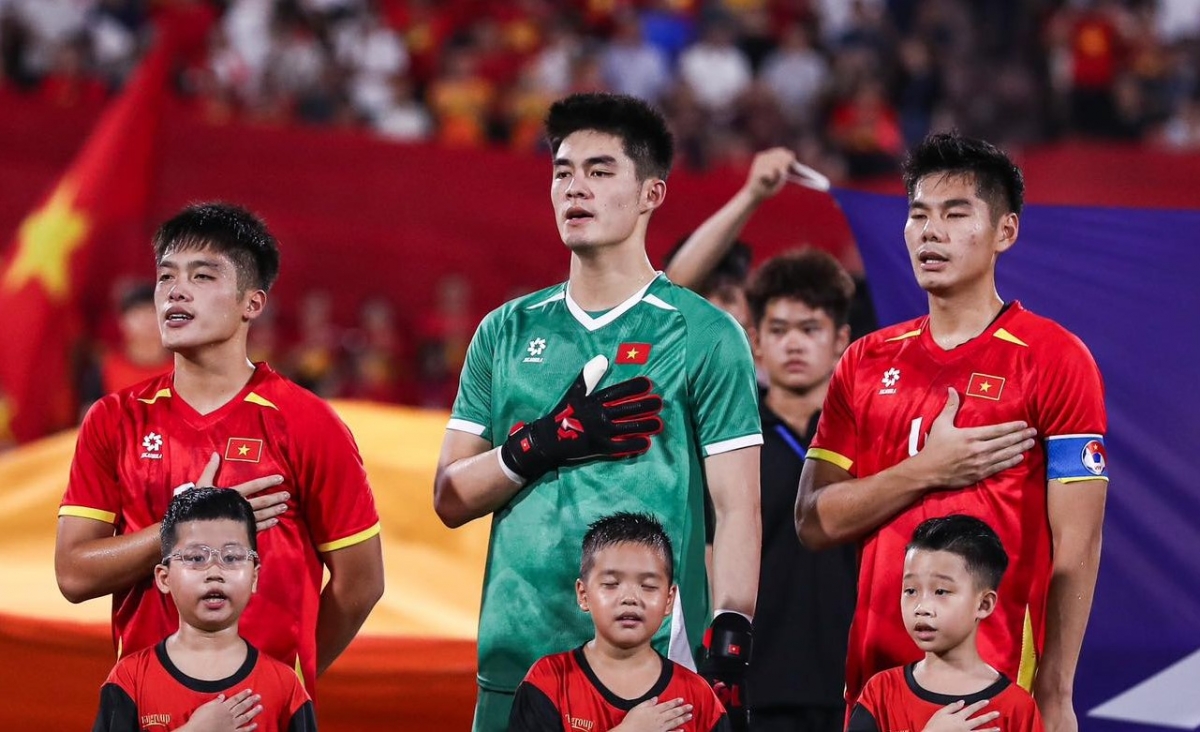 Trung Kiên trên đường trở thành thủ môn số một Việt Nam trong tương lai gần (Ảnh: Thảo Lê)