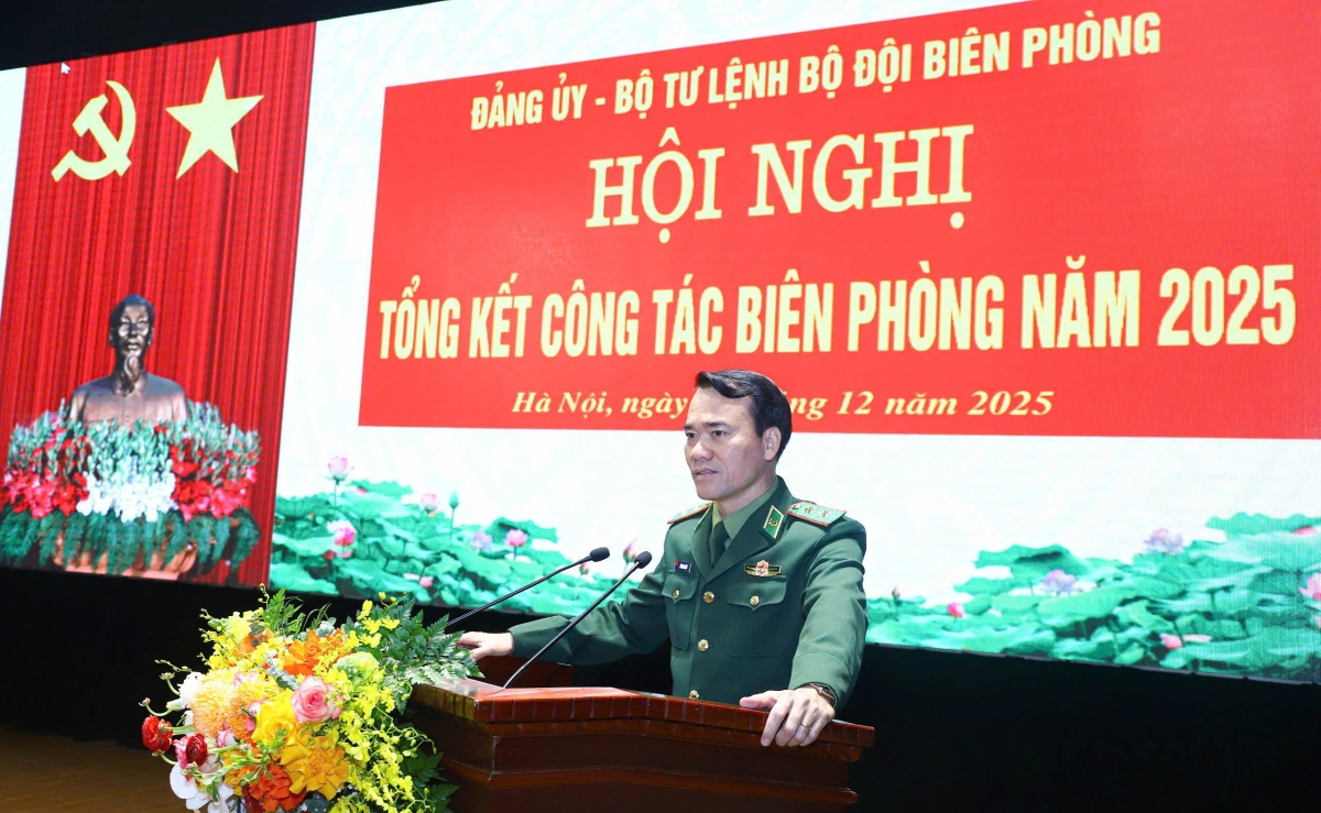 Trung tướng Vũ Trung Kiên- Tư lệnh BĐBP khẳng định kiên quyết trong năm 2026 không để xảy ra bất cứ điểm nóng, phức tạp nào trên biên giới (Ảnh: Ngọc Lâm)