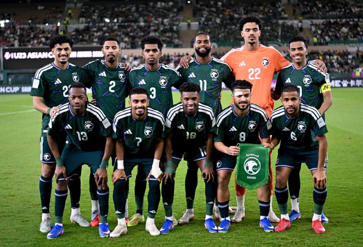 U23 Saudi Arabia có thể nhận thưởng tới 2 triệu USD nếu thắng U23 Việt Nam (Ảnh: AFC)