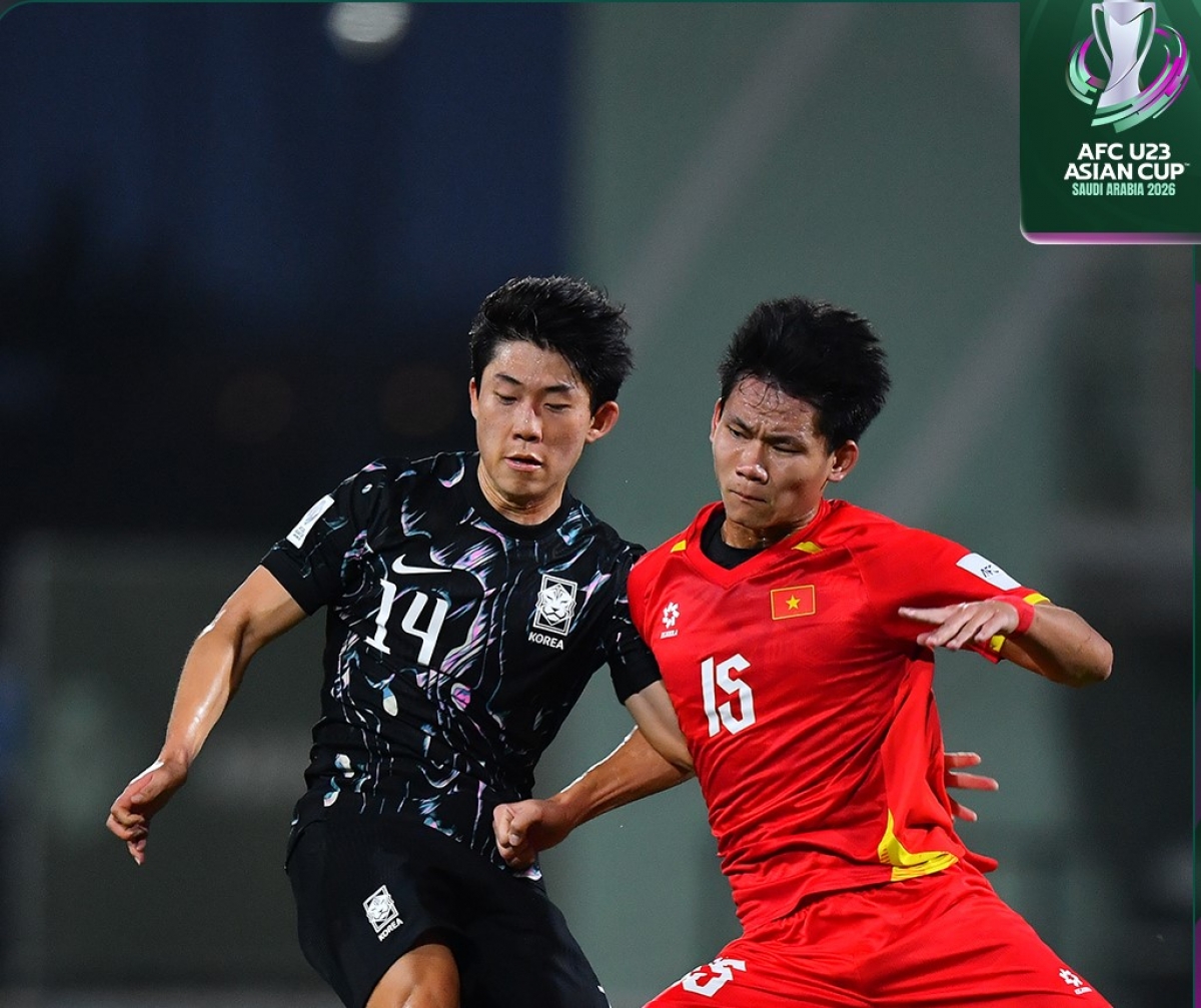 U23 Việt Nam lần đầu đánh bại U23 Hàn Quốc (Ảnh: AFC)