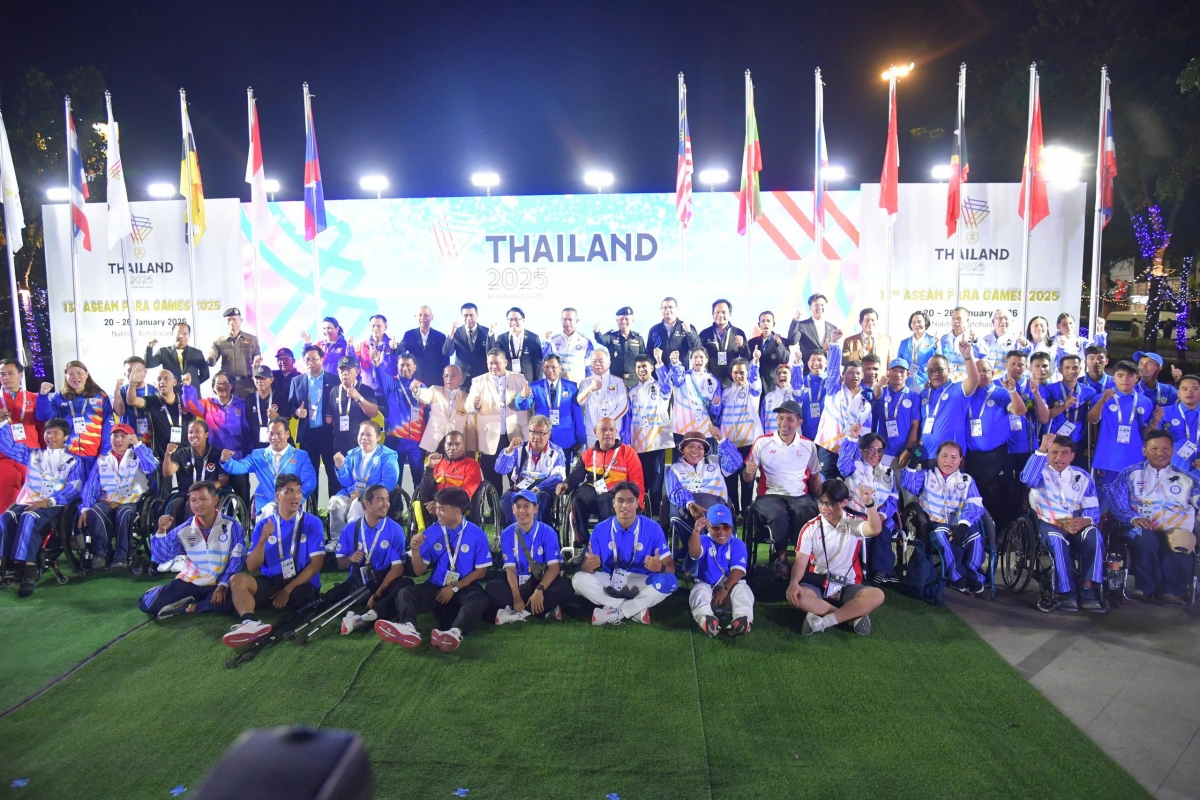 Đoàn Thể thao Người khuyết tật Việt Nam sẵn sàng cùng nhau tạo nên niềm tự hào (Ảnh BTC)