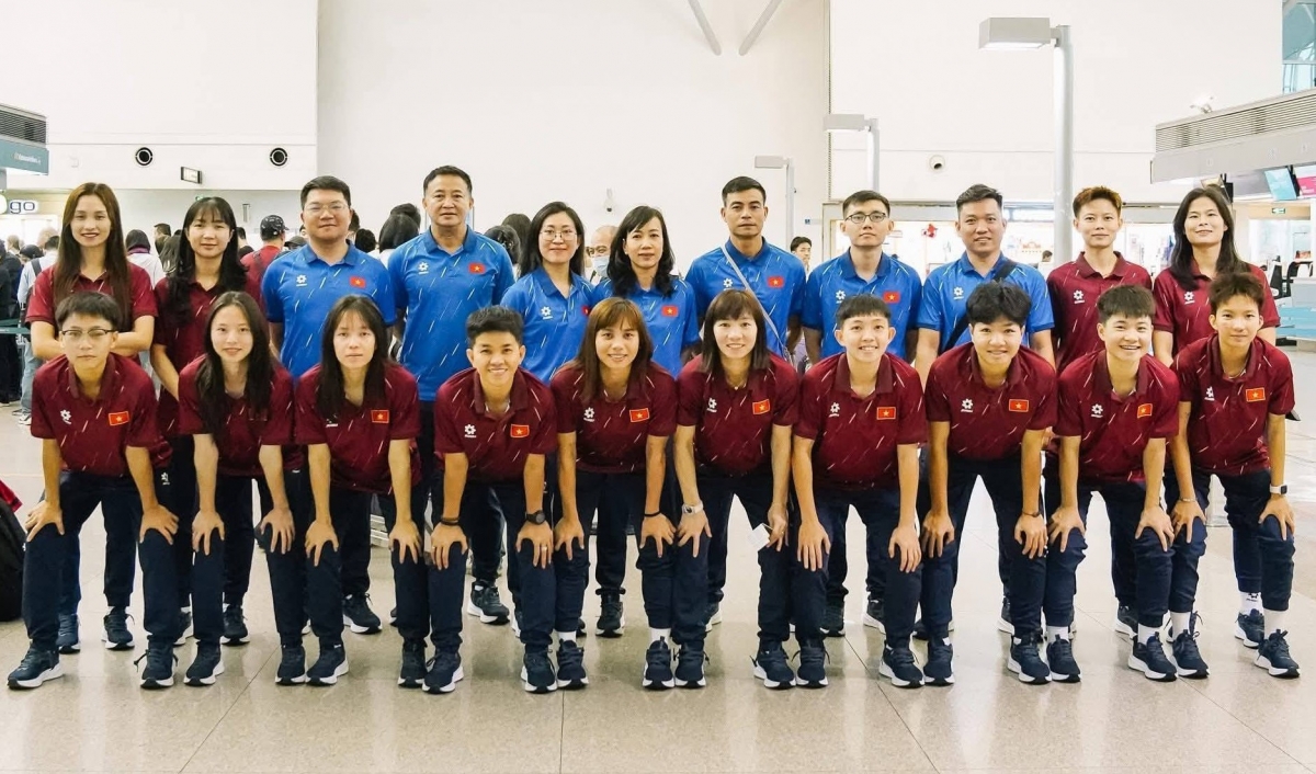 Đoàn quân của HLV Nguyễn Đình Hoàng đang tiến bước trên hành trình bảo vệ ngôi hậu Đông Nam Á (Ảnh: TSN)