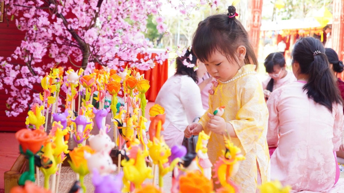 Vui đón Tết. Ảnh VOV Miền trung