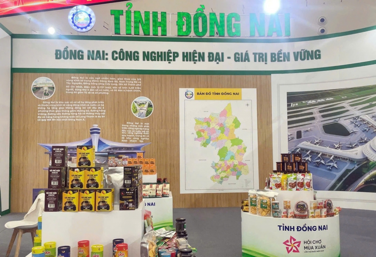 Tỉnh Đồng Nai giới thiệu các nhóm sản phẩm thế mạnh như bưởi, hạt điều, sản phẩm thủ công mỹ nghệ