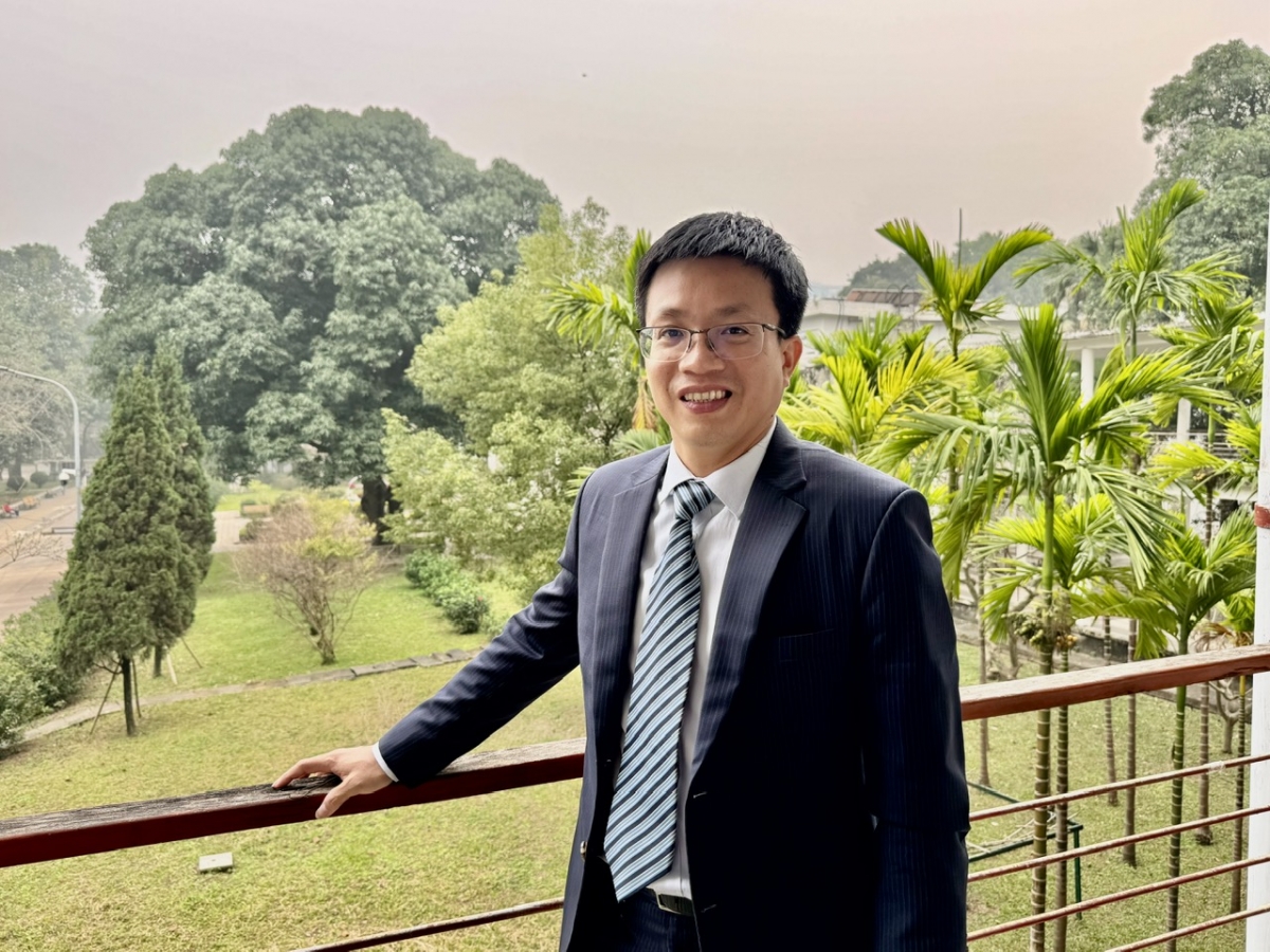 TS Lê Anh Đức - trưởng tiểu ban Khoa học Công nghệ ban Liên lạc người Việt tại Singapore, chuyên gia AI, Google khu vực Châu Á - Thái Bình Dương (Ảnh : Thu Lương)