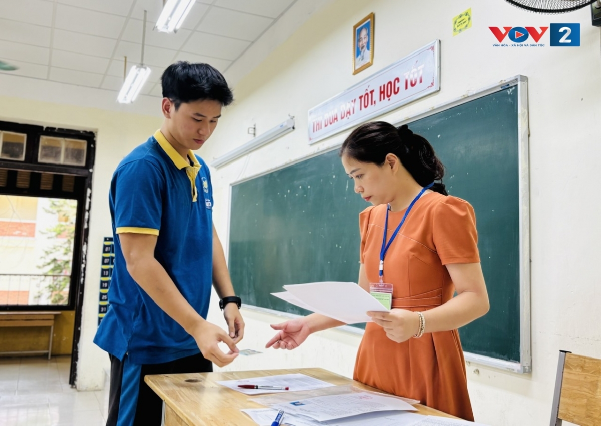(Ảnh: Thí sinh dự thi tốt nghiệp THPT năm 2025)