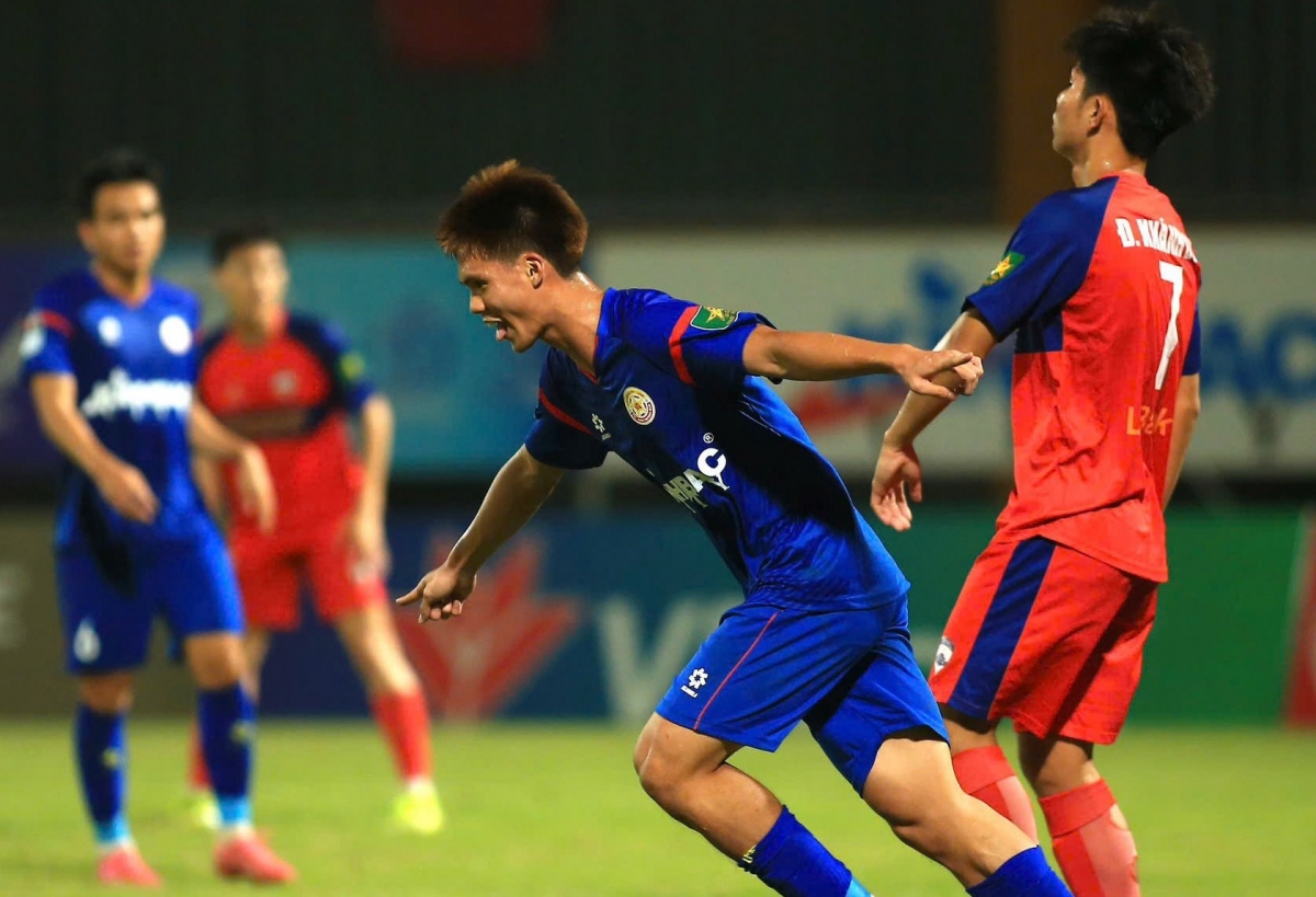 Đội chủ nhà có tới 7 lần ăn mừng bàn thắng (Ảnh: PVF)