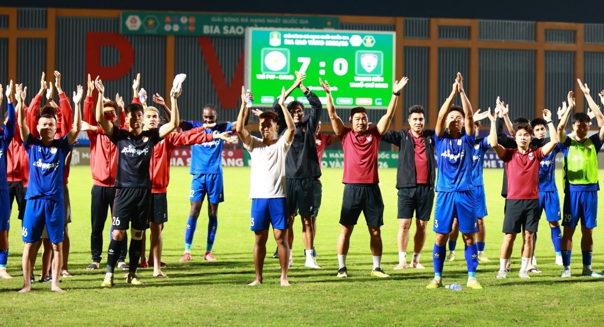 Trẻ PVF-CAND khai xuân tưng bừng (Ảnh: PVF)