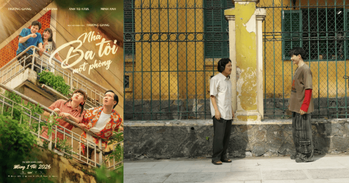 Trường Giang trở lại với dự án điện ảnh “Nhà ba tôi một phòng”. Ảnh: VOV