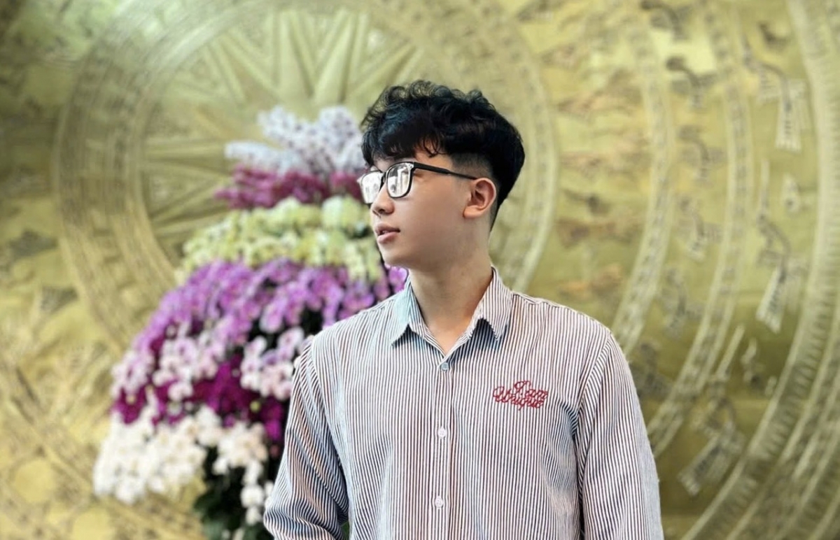 Trần Vũ Anh Tuấn, sinh viên Trường Đại học Thủy lợi (Ảnh: NVCC)