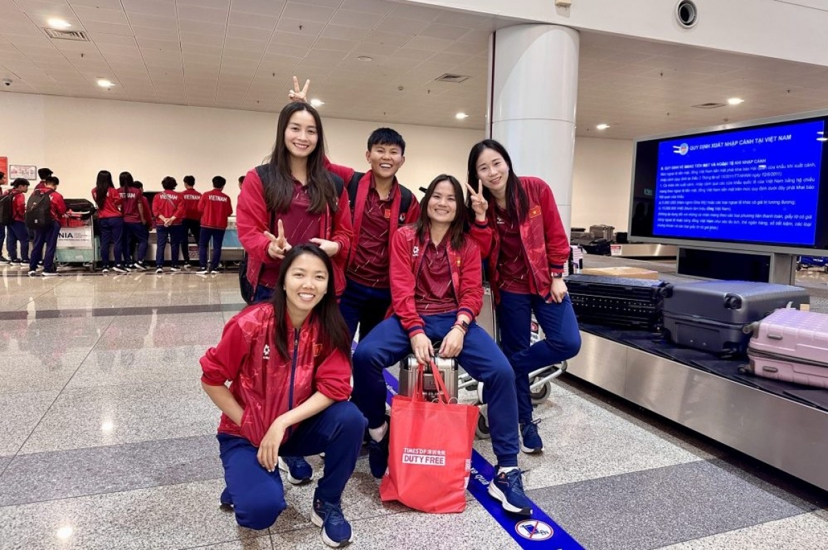 Các nữ tuyển thủ có trạng thái tốt sau chuyến tập huấn ở Trung Quốc (Ảnh: VFF)