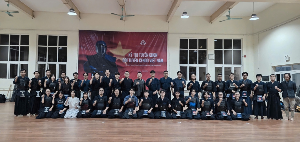 Các VĐV trong buổi tuyển chọn đội tuyển quốc gia tại Hà Nội (ảnh: VKF)