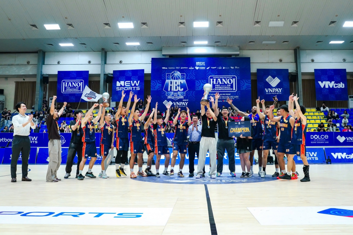 Các cầu thủ Ba Đình ăn mừng ngôi vô địch sau 3 năm liên tiếp vào chung kết (ảnh: BTC)