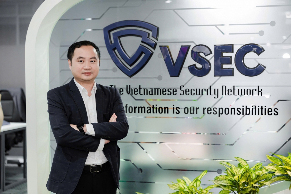 Ông Phan Hoàng Giáp, Phó Tổng Giám đốc Công ty Cổ phần An ninh mạng Việt Nam, thuộc Tập đoàn Công nghệ G-Group (Ảnh: NVCC)