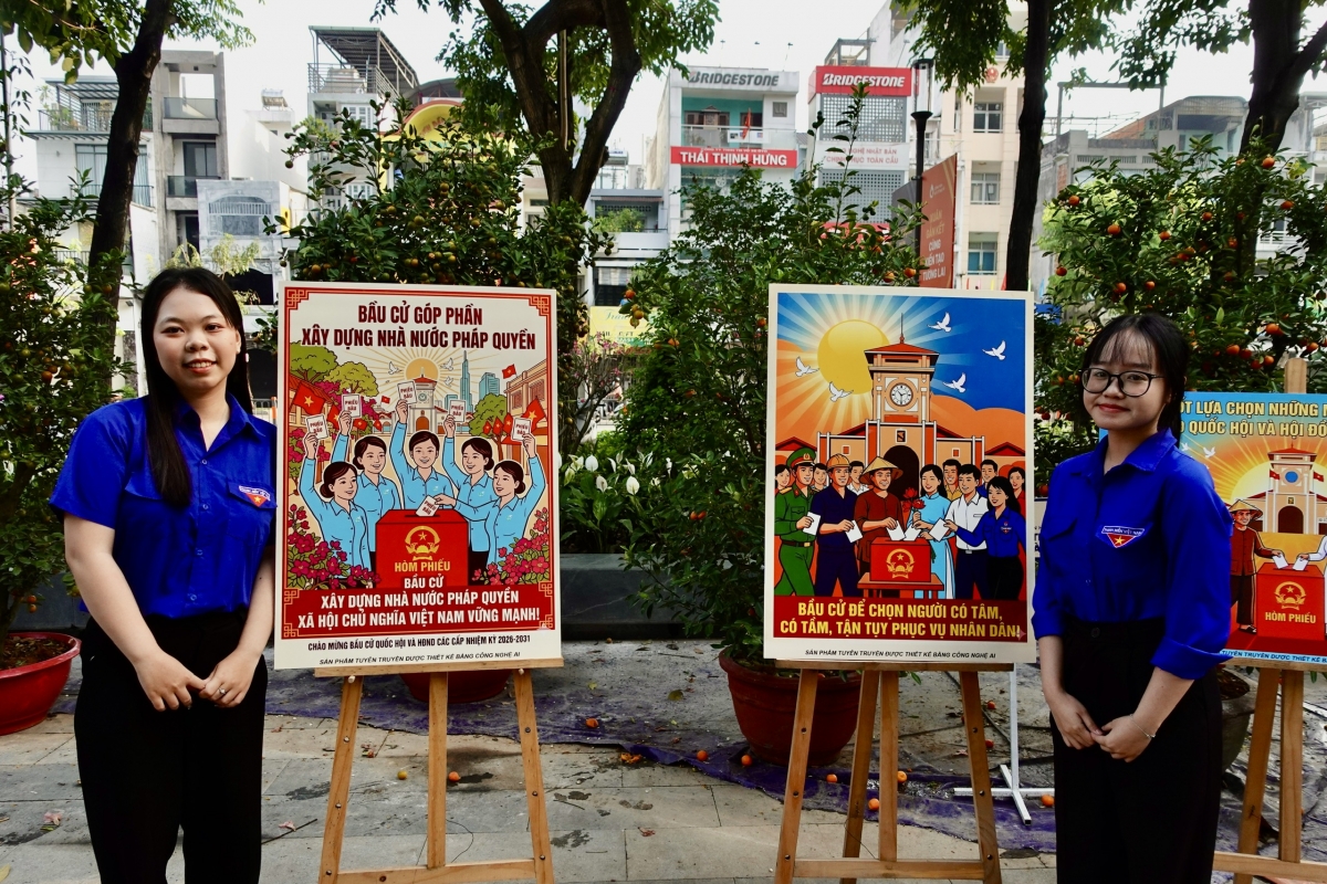 Tuổi trẻ TP Hồ Chí Minh tham gia chuẩn bị công tác bầu cử
Ảnh: vtv.vn