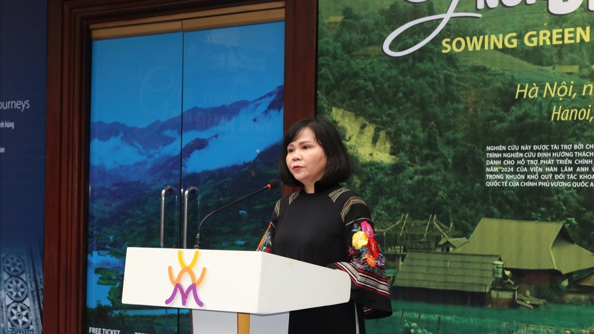 Bà Nguyễn Thị Tuyết, GĐ Bảo tàng Mặt trận Tổ quốc Việt Nam, GĐ Bảo tàng Phụ nữ Việt Nam. Ảnh: Thúy Hồng