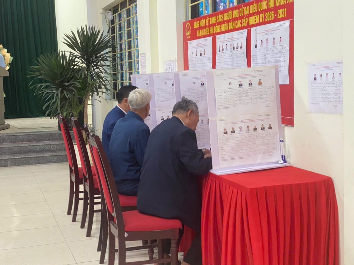 Các cử tri bỏ phiếu để bầu ra những đại biểu xứng đáng. (Ảnh Internet)