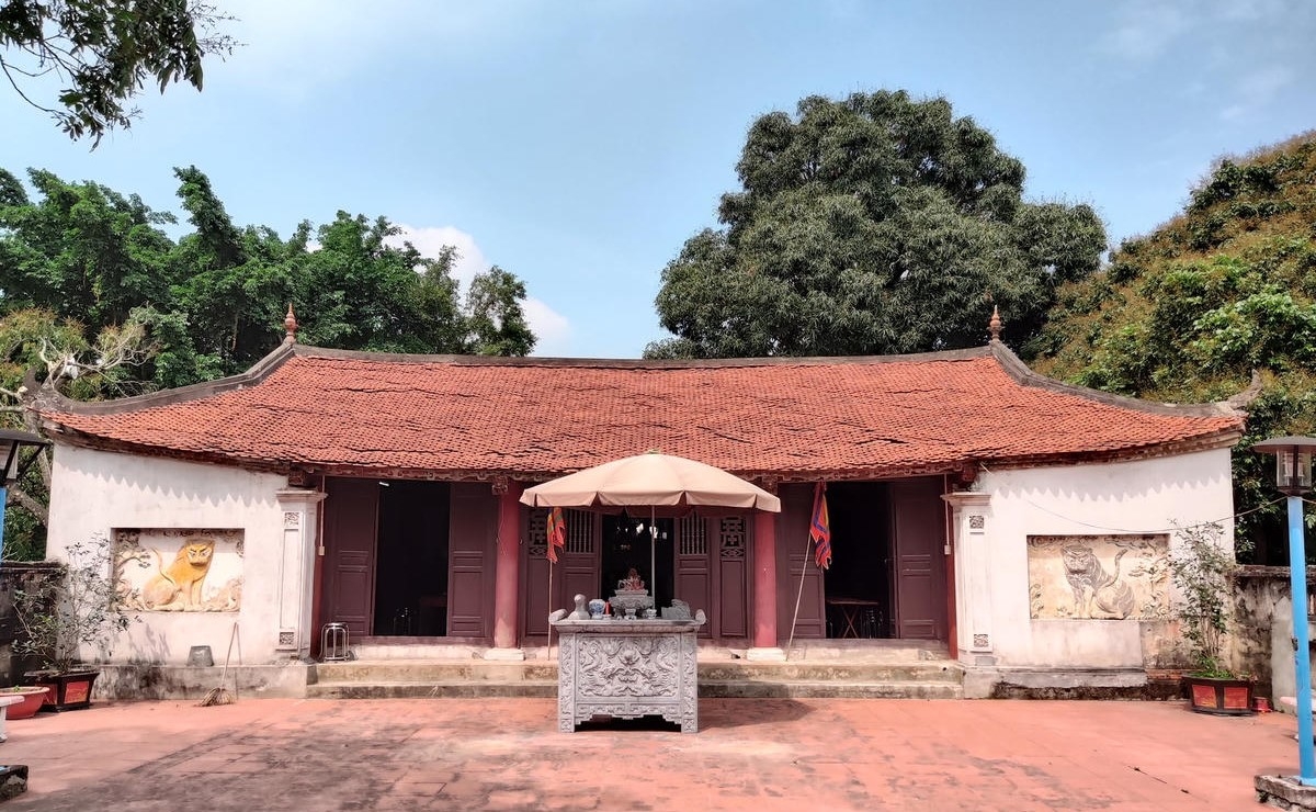 Đền thờ Thầy giáo Đỗ Khắc Chung tại thôn Quan Tử, xã Sơn Đông, tỉnh Phú Thọ. Ảnh: daidoanket.vn