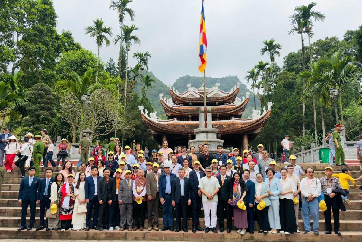 Đoàn đại biểu tham gia chương trình "Du xuân hữu nghị 2026". Ảnh: BTC