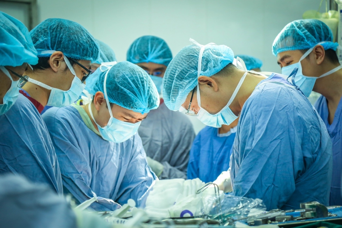  Lần đầu tiên, ngành y tế của Việt Nam thực hiện ghép tạng domino (Ảnh: BVCC)