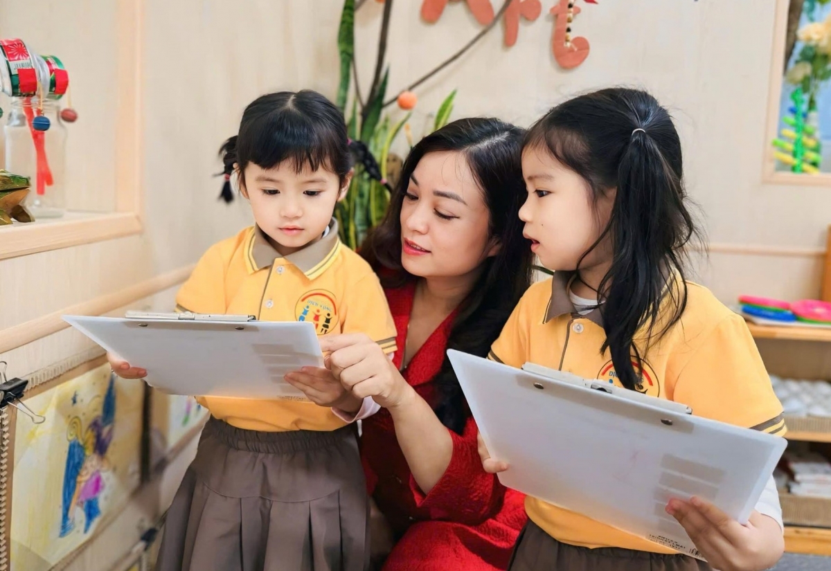 (Ảnh: Trường Mầm non Dịch Vọng - Hà Nội)