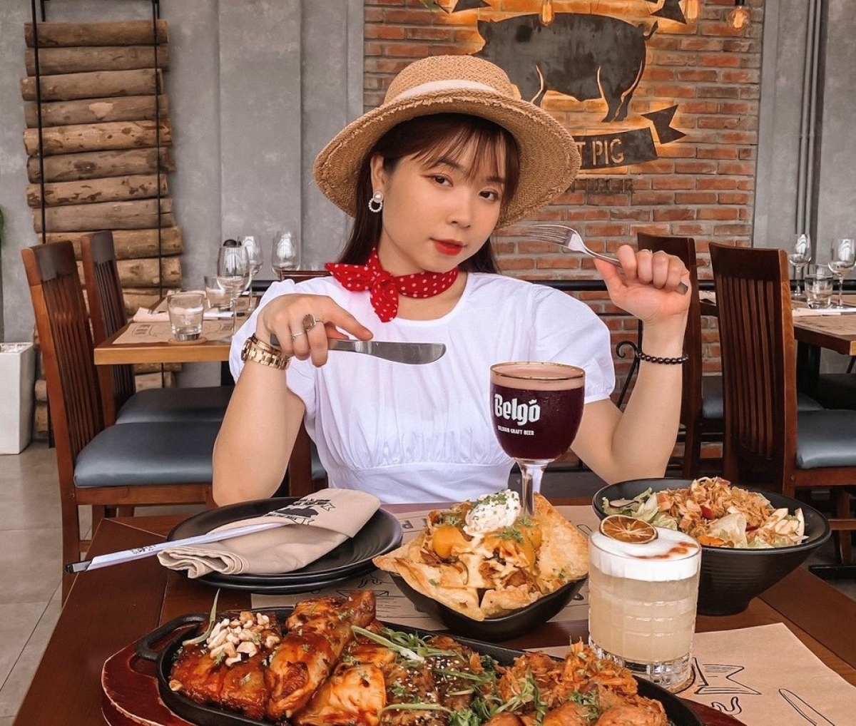 Food reviewer Trang Nhím Tròn (Ảnh: NVCC)