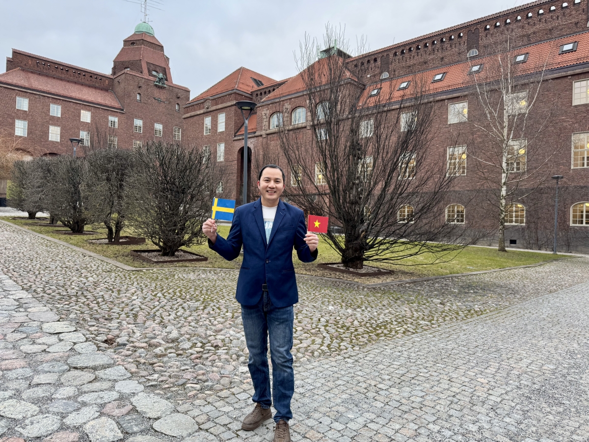 TS Phạm Anh Tuấn hiện công tác tại Đại học Công nghệ Hoàng Gia KTH, Thụy Điển. Ảnh: nhân vật cung cấp