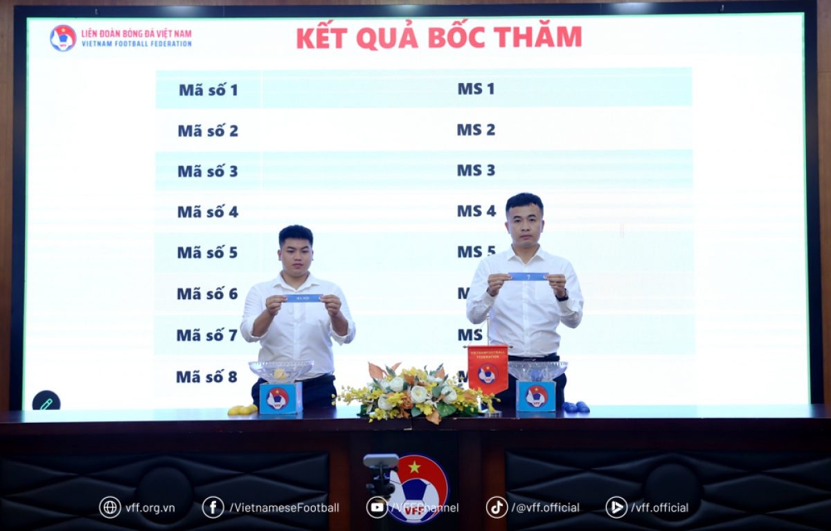 Bốc thăm xếp lịch thi đấu Giải futsal HDBank VĐQG 2026 (Ảnh VFF)