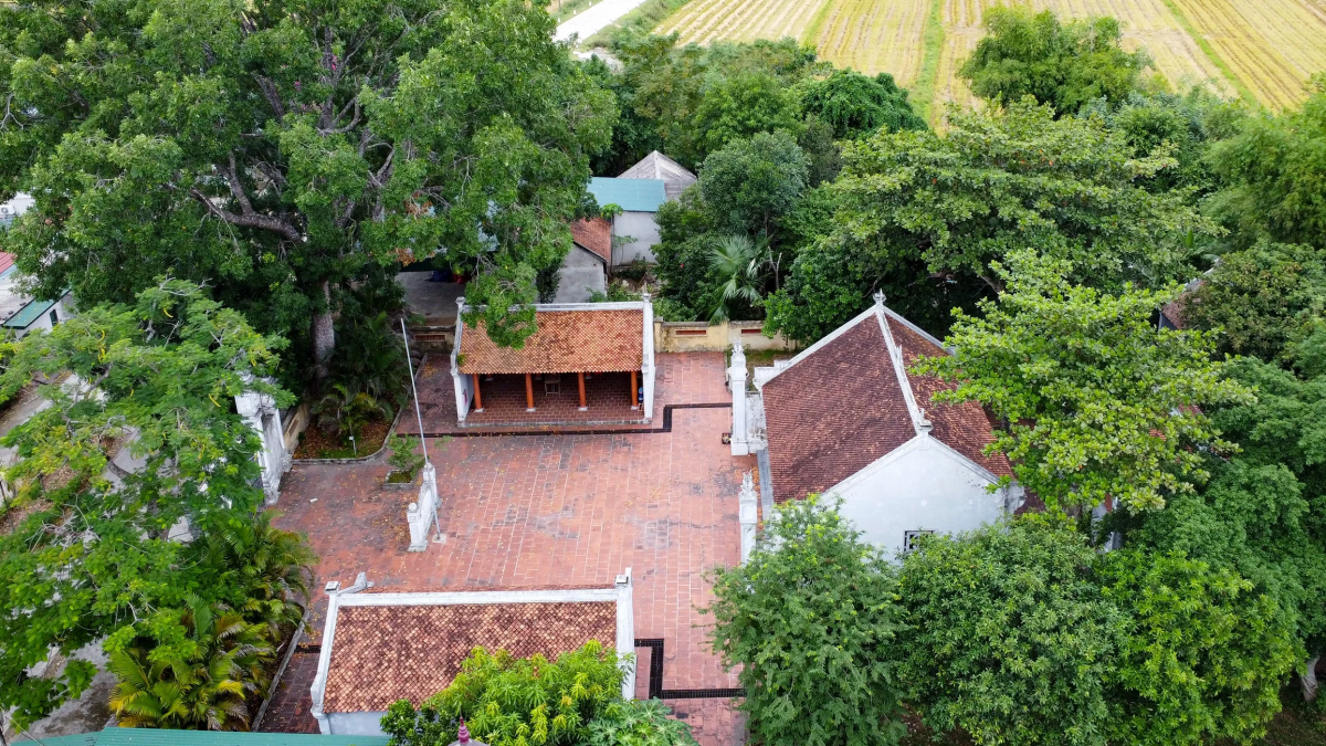 Toàn cảnh đền thờ La Sơn Phu tử Nguyễn Thiếp tại xã Trường Lưu, tỉnh Hà Tĩnh. Ảnh; baohatinh.vn