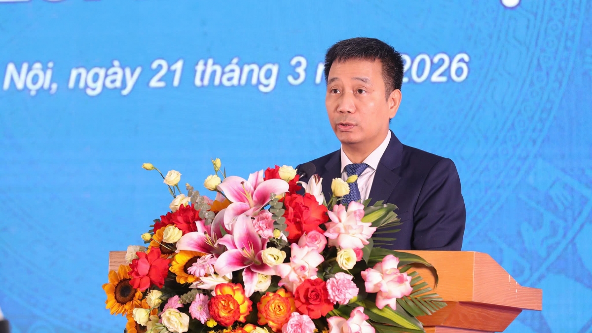 "Văn hóa EVNNPT không được tạo nên từ những khẩu hiệu, mà hình thành từ chính thực tiễn lao động của những người Truyền tải điện", ông Nguyễn Tuấn Tùng-Bí thư Đảng ủy, Chủ tịch HĐTV EVNNPT (Ảnh: BTC)