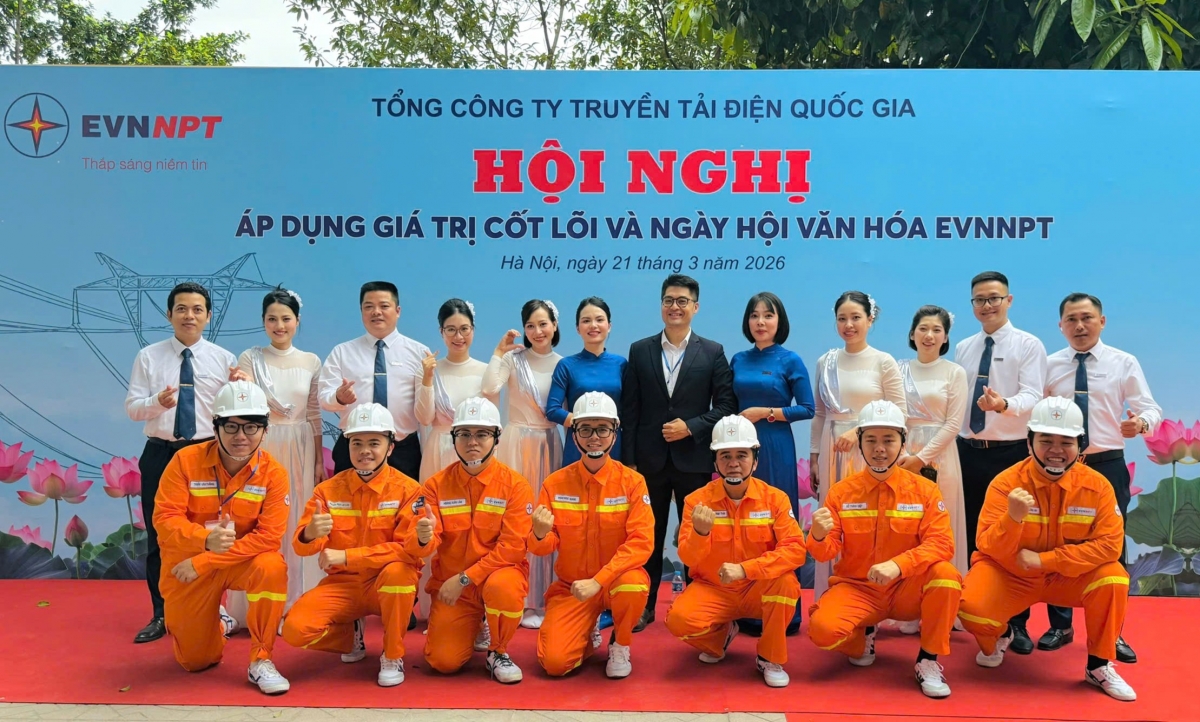 Đội dự thi của Công ty Truyền tải điện 1 (Ảnh: BTC)