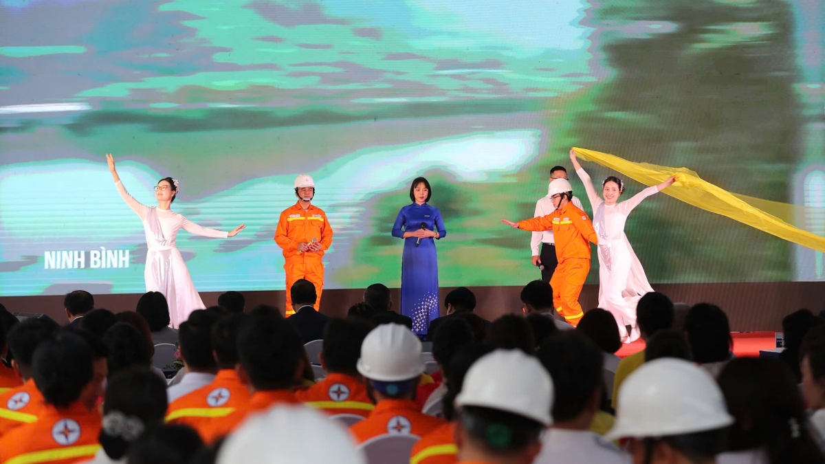 Phần thi của Công ty Truyền tải điện 1 (Ảnh: BTC)