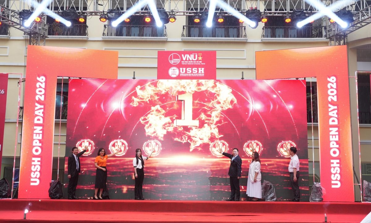 "USSH Open Day 2026: Tư vấn Tuyển sinh - Hướng nghiệp - Ngày hội việc làm" có sự tham gia của hơn 30 doanh nghiệp, đơn vị tuyển dụng