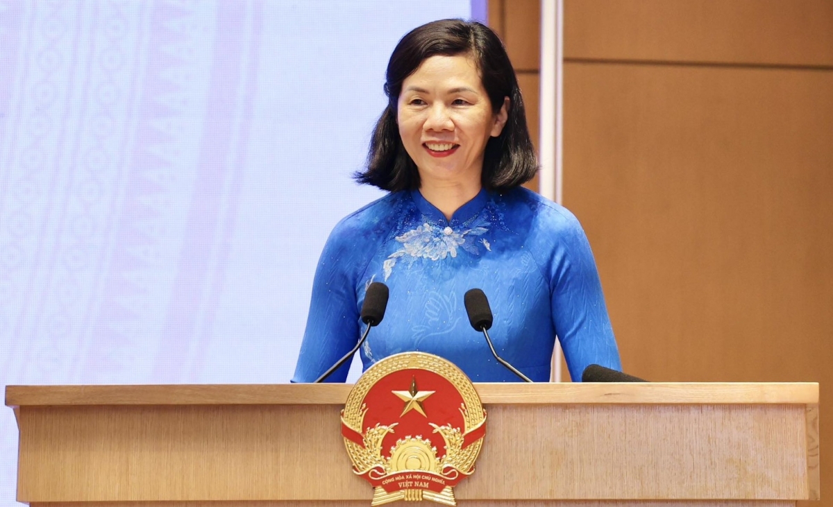 Bà Nguyễn Thị Minh Hương, Phó Chủ tịch Trung ương Hội LHPNVN. Ảnh NVCC
