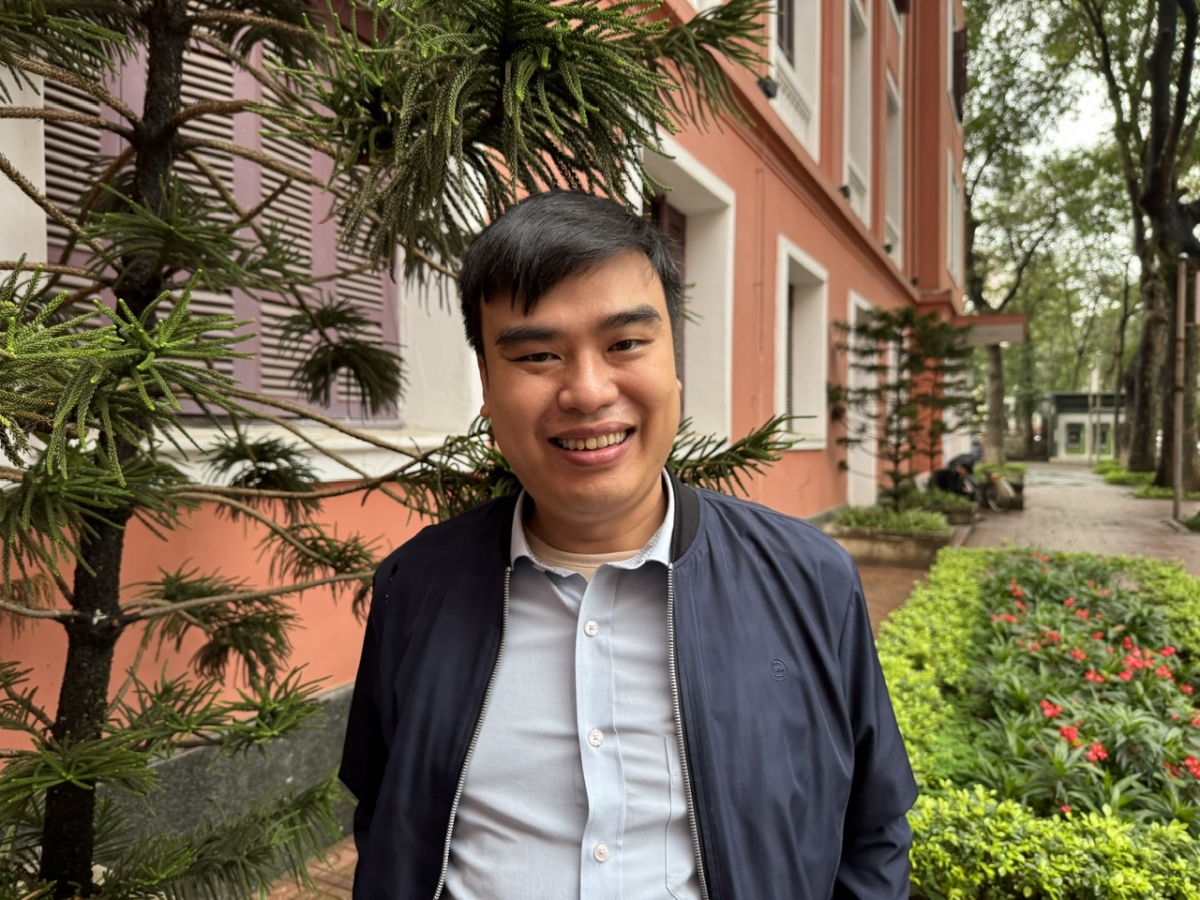 TS Triệu Đình Phương, Phó trưởng khoa Kế toán Kinh doanh trường Đại học Thuỷ Lợi
(Ảnh: Thu Lương )