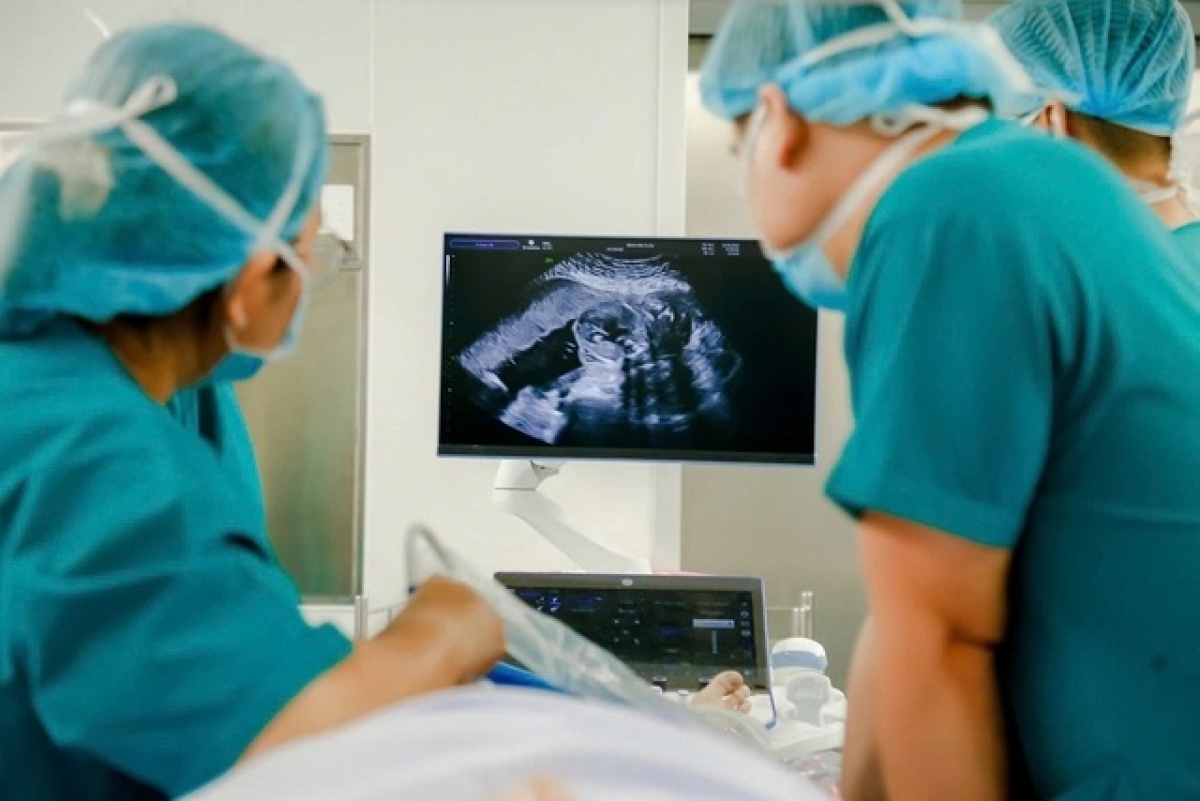 Bệnh viện Từ Dũ phối hợp với Bệnh viện Nhi đồng 1 (TP.HCM) thực hiện thành công nhiều ca can thiệp tim bào thai (Ảnh:BVCC)