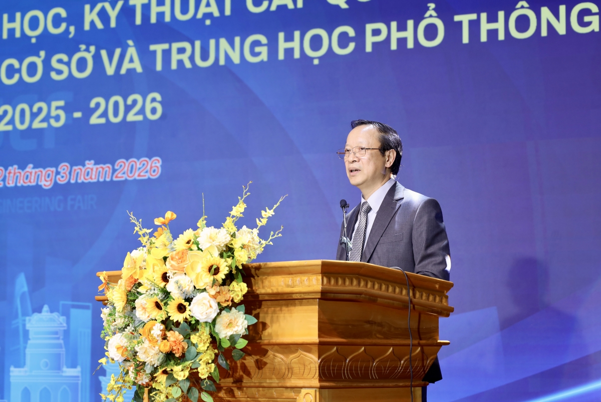 Thứ trưởng thường trực Bộ GD-ĐT Phạm Ngọc Thưởng (Ảnh: BTC)