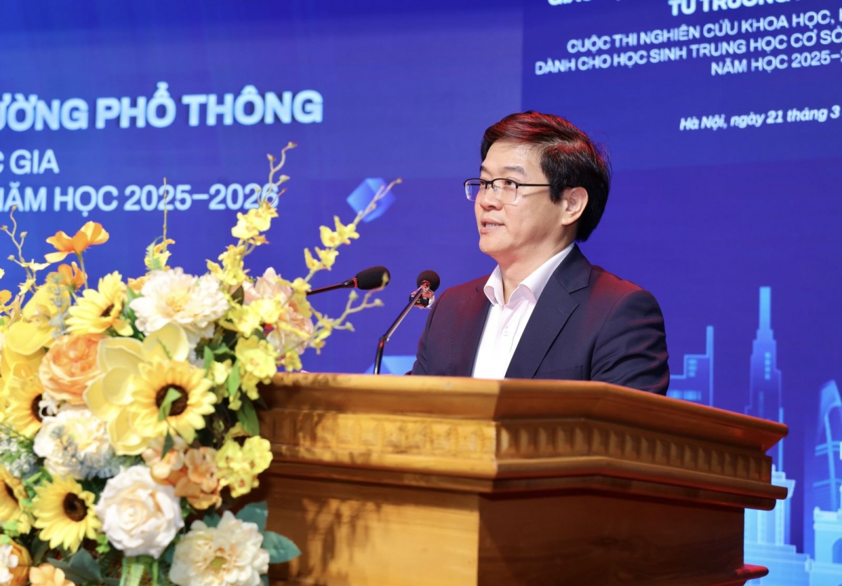 TS. Thái Văn Tài - Vụ trưởng vụ Giáo dục phổ thông, Bộ GD-ĐT (Ảnh: moet)