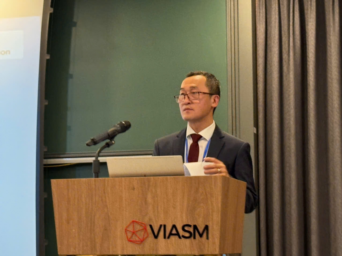 TS  Nguyễn Chu Gia Vượng - Chủ tịch Hội đồng kỳ thi APMO 2026 (Ảnh: Thu Lương)