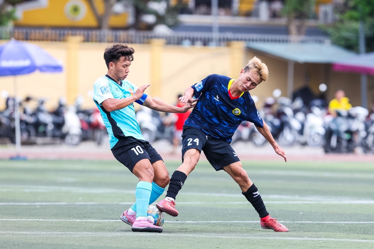 Giải bóng đá 7 người hạng Nhất – Cúp VietFooball diễn ra hấp dẫn và kịch tính (Ảnh BTC)