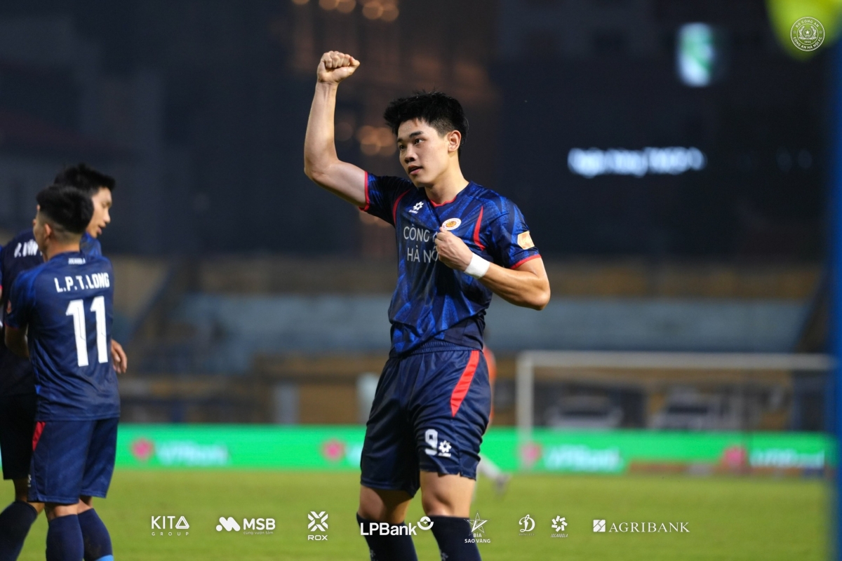 Đình Bắc có một ngày thi đấu chói sáng (Ảnh Công an Hà Nội)