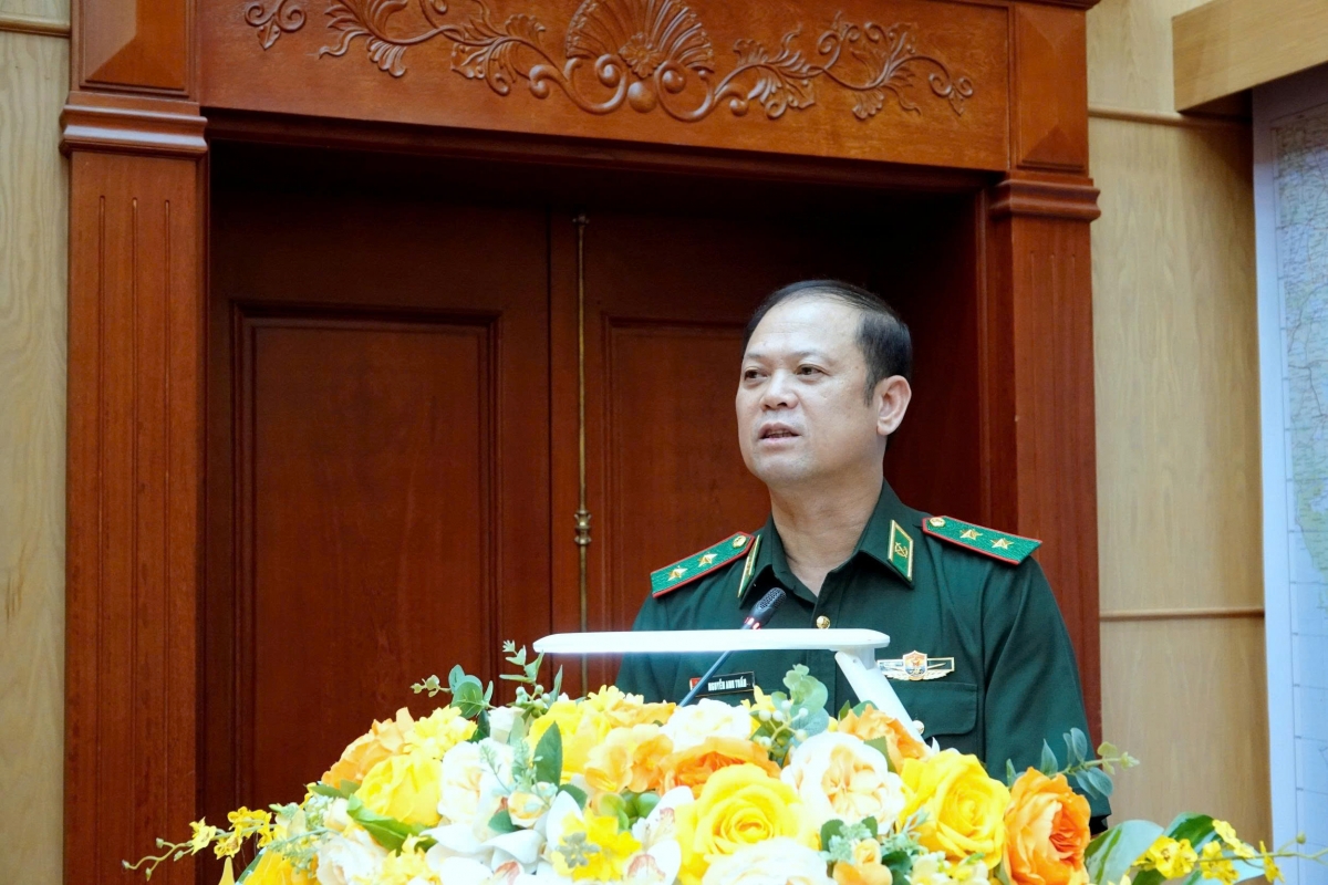 Trung tướng Nguyễn Anh Tuấn, Bí thư Đảng ủy, Chính ủy BĐBP (Ảnh: Nguyễn Minh)