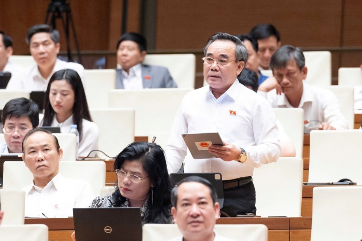 Đại biểu Lê Hữu Trí, Đoàn đại biểu Quốc hội tỉnh Khánh Hoà (Ảnh: Quochoi.vn)