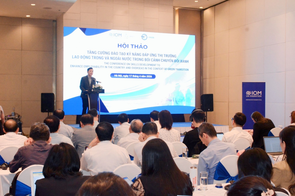 Hội thảo thu hút khoảng 100 đại biểu tham dự theo hình thức trực tiếp và trực tuyến
(Ảnh: moet)