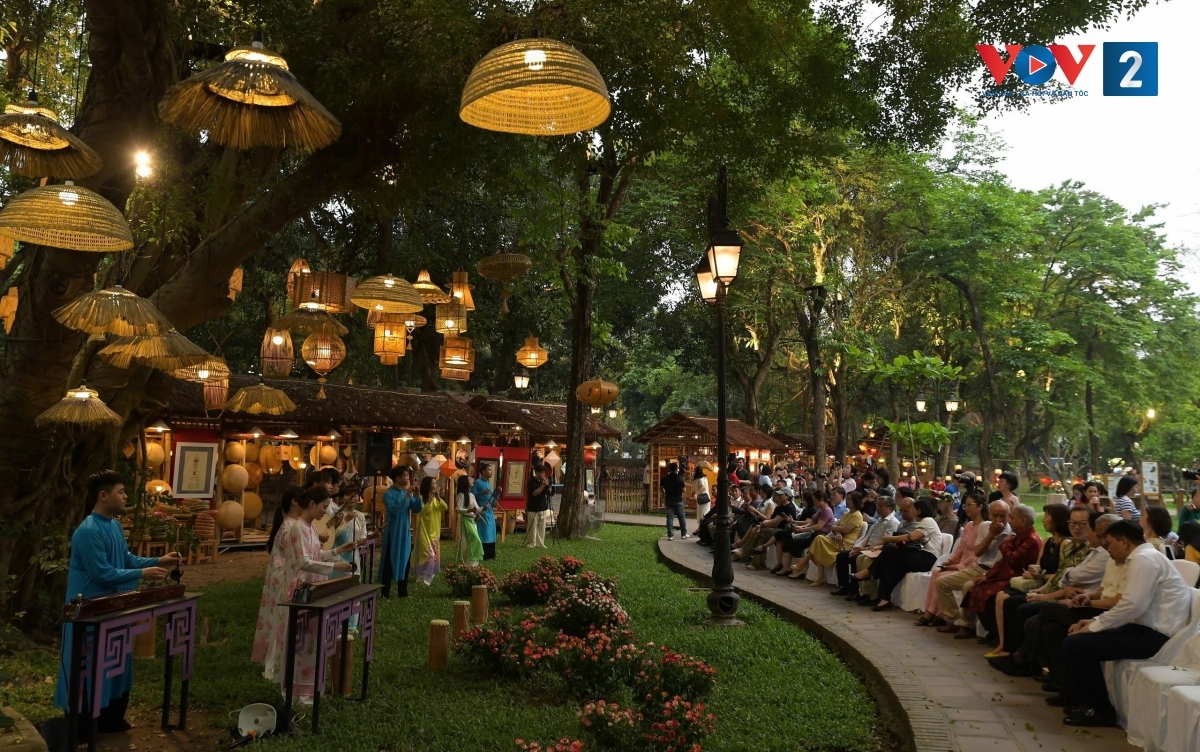 Một góc trưng bày "Vườn ánh sáng"