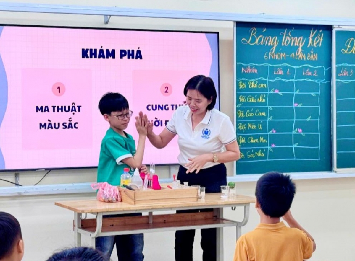 (Ảnh: Trường THCS Nguyễn Du, Hà Nội)