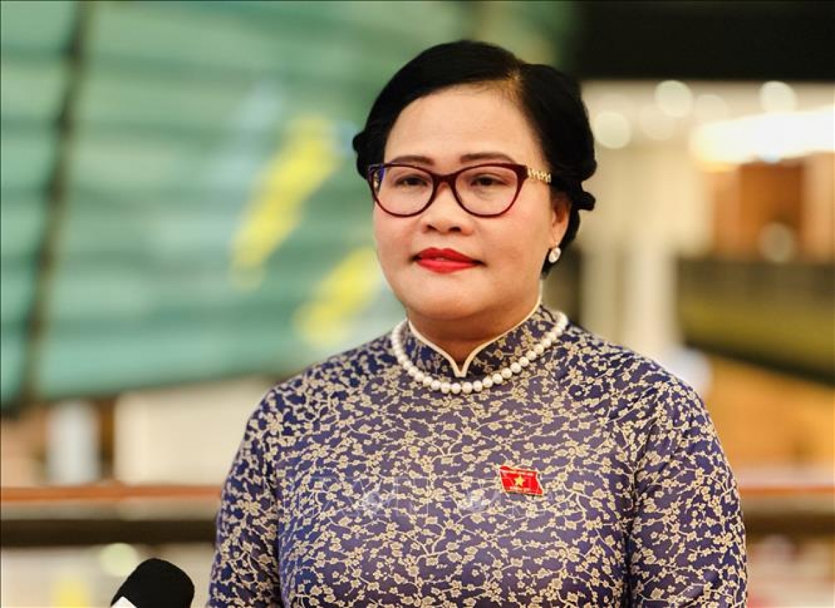 Đại biểu Nguyễn Thị Sửu, Đoàn đại biểu Quốc hội thành phố Huế. Ảnh TTX