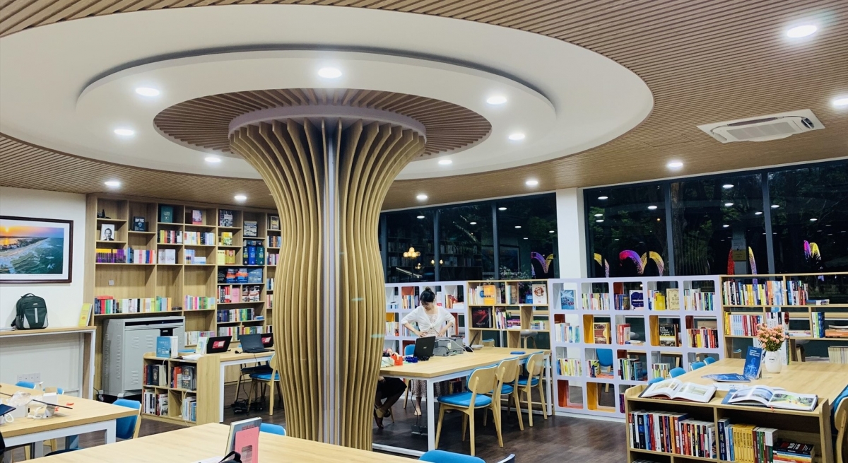 Thư viện số cộng đồng đầu tiên tại Tam Kỳ, Đà Nẵng. Ảnh: laodong.vn
